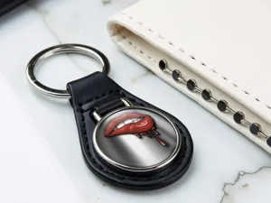 Car Keychain Style Leather Unique Design